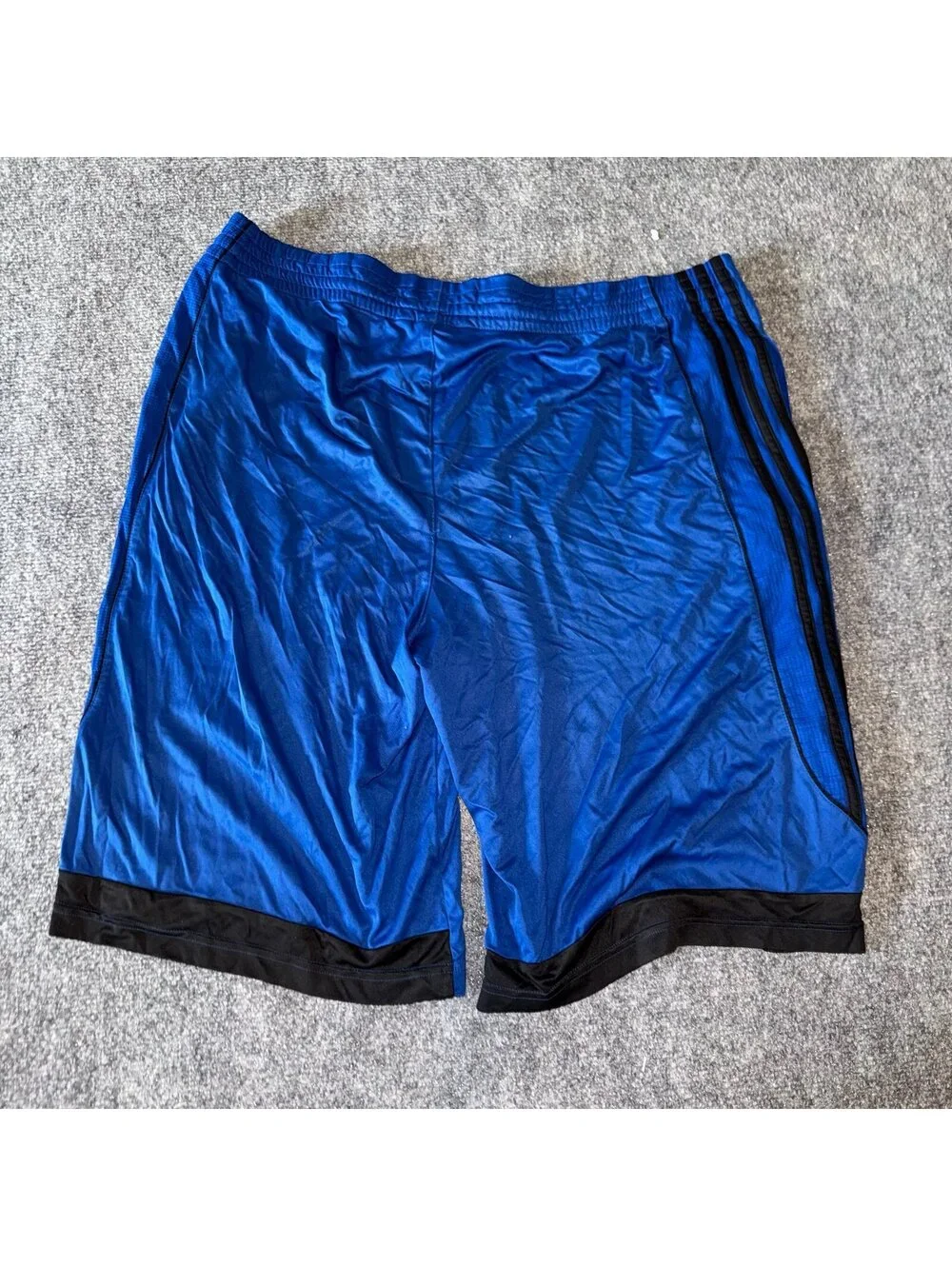 Adidas Blue Baggy Athletic Hoop Shorts Mens MD Vtg y2k 90s Rare